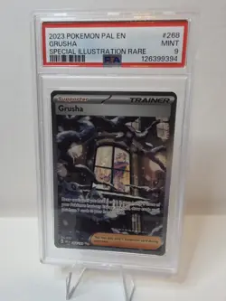 Pokemon TCG Grusha 268/193 Paldea Evolved Special Illustration Rare Card - PSA 9 - Image 1