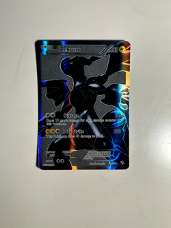 Zekrom 114/114 Black & White Base Full Art Holo Ultra Rare Pokemon Card LP - Image 1