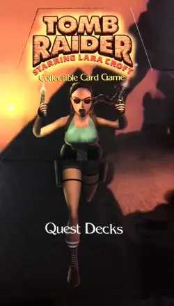 Tomb Raider Starring Lara Croft CCG 50-Card Quest Decks - Factory Sealed - Image 1