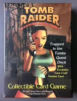 Tomb Raider Starring Lara Croft CCG 50-Card Quest Decks - Factory Sealed - Image 2