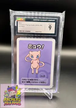 MEW-OLD MAID-GRADE 9-CGC-Pokemon Playing Card- Mint-SHIPPING INCLUDED! - Image 1