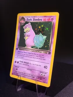 Pokemon TCG Dark Slowbro 1st Edition Rare Holo Card #12/82 Team Rocket NM++ ✨ - Image 3