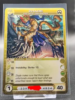 Chaotic Card : Zhade Dig Site Defender AU First Edition creature - Image 1