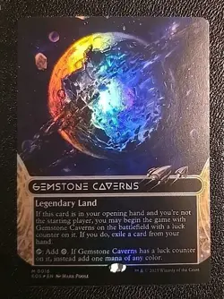 Gemstone Caverns (0016) (Borderless) Edge of Eternities: Stellar Sights Foil - Image 1