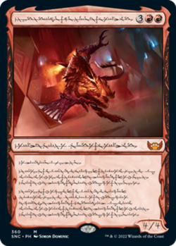 MTG Urabrask, Heretic Praetor - Phyrexian - Foil, Streets of New Capenna, Lightl - Image 1