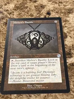 MISHRA'S BAUBLE Magic MTG The Brothers War Retro - Image 1