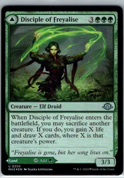 Disciple of Freyalise/Garden of Freyalise 0250 - MTG: Modern Horizons 3 Foil UC - Image 1