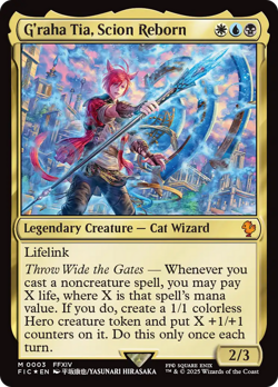 G'raha Tia, Scion Reborn (Foil) - 3 - Commander: FINAL FANTASY- Near Mint - MTG - Image 1