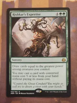 Rishkar's Expertise, Aether Revolt, MTG - NM/M - Image 1