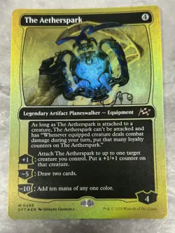 MTG The Aetherspark Mythic First-Place Foil NM - Image 1
