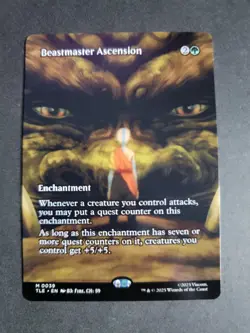 Beastmaster Ascension (Borderless) Mythic MTG Avatar Eternal - Image 1