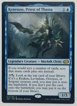 MTG Kenessos, Priest of Thassa Jumpstart 2022 Regular - Image 1