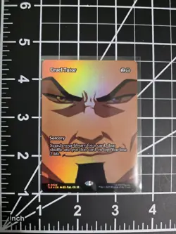 Cruel Tutor #0024 TLE Borderless Foil NM/M MTG Avatar **FREE SHIPPING** - Image 1