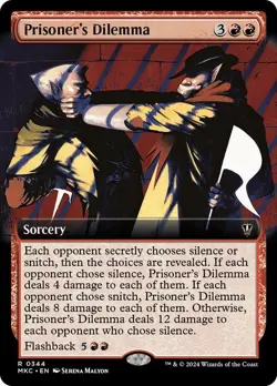Prisoner's Dilemma Extended Art Murders at Karlov Manor NM MTG - Image 1