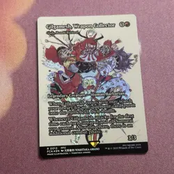 Gilgamesh, Weapon Collector Borderless Foil, MTG Single, FIN 0013 Rare NM - Image 1