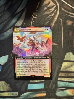 Strago and Relm Commander: Final Fantasy Extended Art Foil Rare - Image 1