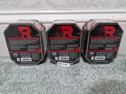 🔥POKEMON🔥SCARLET & VIOLET DESTINED RIVALS TEAM ROCKET TINS ART SET X3 SEALED - Image 3