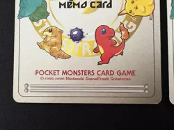 2 cards Pokemon Pocket Monsters Card Game Vintage 1997 My Deck Memo Pikachu - Image 4