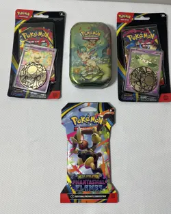 Pokemon TCG Lot of 4 Items as Pictured. All Brand New Factory Sealed - See Pics - Image 1