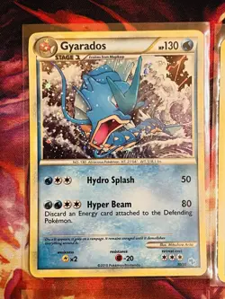 Vintage Pokemon Holo Rare Card Lot Of 6 Vaporeon Gyarados Manaphy Mudkip - Image 3