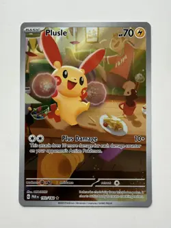 Pokemon TCG - Plusle - Paradox Rift - 193/182 - Illustration Rare - NM / M - Image 1