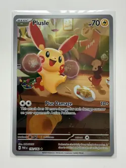 Pokemon TCG - Plusle - Paradox Rift - 193/182 - Illustration Rare - NM / M - Image 3