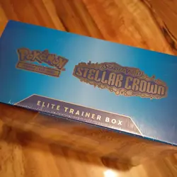 POKEMON Scarlet & Violet Stellar Crown Elite Trainer Box TCG NEW Sealed!! - Image 4