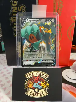Copperajah V SWSH030 Holo Black Star Promo Sword Shield Pokemon #D - Image 1