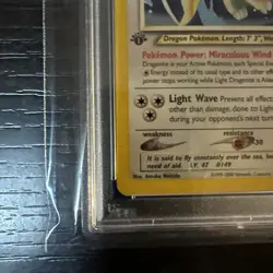 Pokemon TCG Dark Ampharos 1st Edition Neo Destiny Holo PSA 7 And Dark Crobat #2 - Image 5