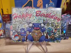1999 Vintage Pocket Monsters Vending Prism - Blastoise Birthday Confetti #353 - Image 2