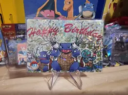 1999 Vintage Pocket Monsters Vending Prism - Blastoise Birthday Confetti #353 - Image 5