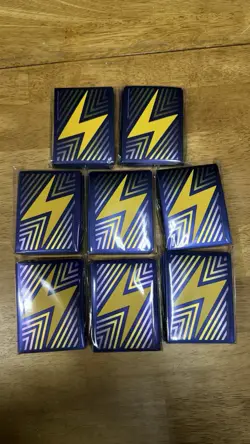 8x 65 Count - Surging Sparks ETB - Pokemon TCG Sleeves Sealed New 2024 - Image 1