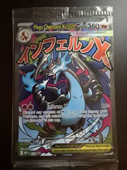 Mega Charizard X EX + Oricorio EX Pokemon Phantasmal Flames UPC Promo Sealed 023 - Image 1