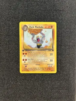 Pokemon 1st Edition Dark Machoke 40/82 Tcg 2000 - Image 1