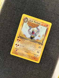 Pokemon 1st Edition Dark Machoke 40/82 Tcg 2000 - Image 2