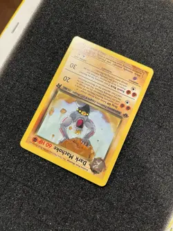 Pokemon 1st Edition Dark Machoke 40/82 Tcg 2000 - Image 3