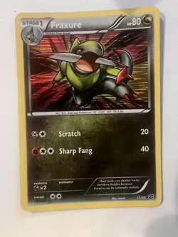 Pokemon TCG - FRAXURE - Dragon Vault 15/20 Holo Pokemon - NM - Image 1