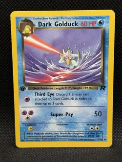 Dark Golduck [1st Edition] #37 Pokemon Team Rocket NM - Image 1
