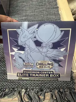 Pokemon Center Exclusive Chilling Reign Error ETB Elite Trainer Box - Image 1