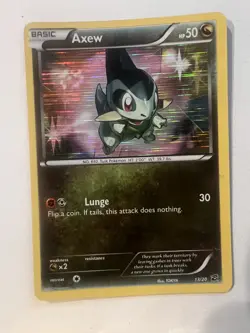 Pokemon Axew Dragon Vault Holo Rare 13/20 NM - Image 1