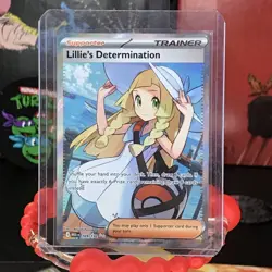 Lillie's Determination 169 NM Ultra Rare Mega Evolution Pokemon TCG - Image 1