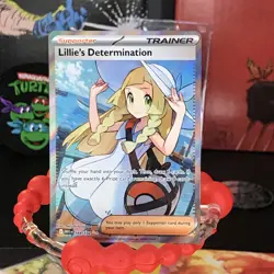 Lillie's Determination 169 NM Ultra Rare Mega Evolution Pokemon TCG - Image 2