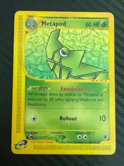 Pokemon TCG Metapod 87/165 Unlimited Expedition DMG - Image 1