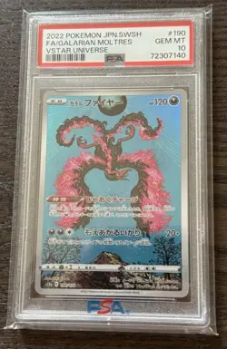PSA 10 2022 Pokemon JPN SWSH Galarian Moltres Articuno Zapdos VSTAR Universe - Image 2