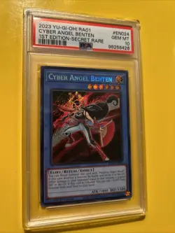 YuGiOh CYBER ANGEL BENTEN #RA01-EN024??PSA 10 GEM ??1st EDITION-2023 SECRET RARE - Image 5