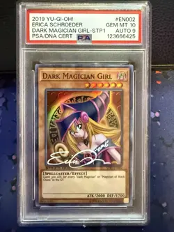 Signed Dark Magician Girl PSA 10 - Image 1