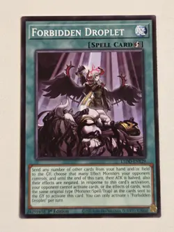 Forbidden Droplet L5DD-ENY29 Common Yugioh 1st Edition Legendary 5D's Decks - Image 1