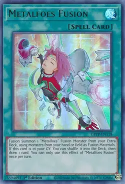 Metalfoes Fusion - GFTP-EN118 - Ultra Rare - 1st Edition - Lightly Played - Image 1