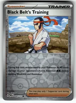 Black Belt's Training - 099/131 SV: Prismatic Evolutions NM Pokemon Card TCG - Image 1