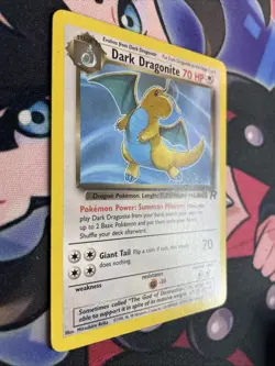 Dark Dragonite 22/82 Pokemon Card 2000 Team Rocket LP - Image 2